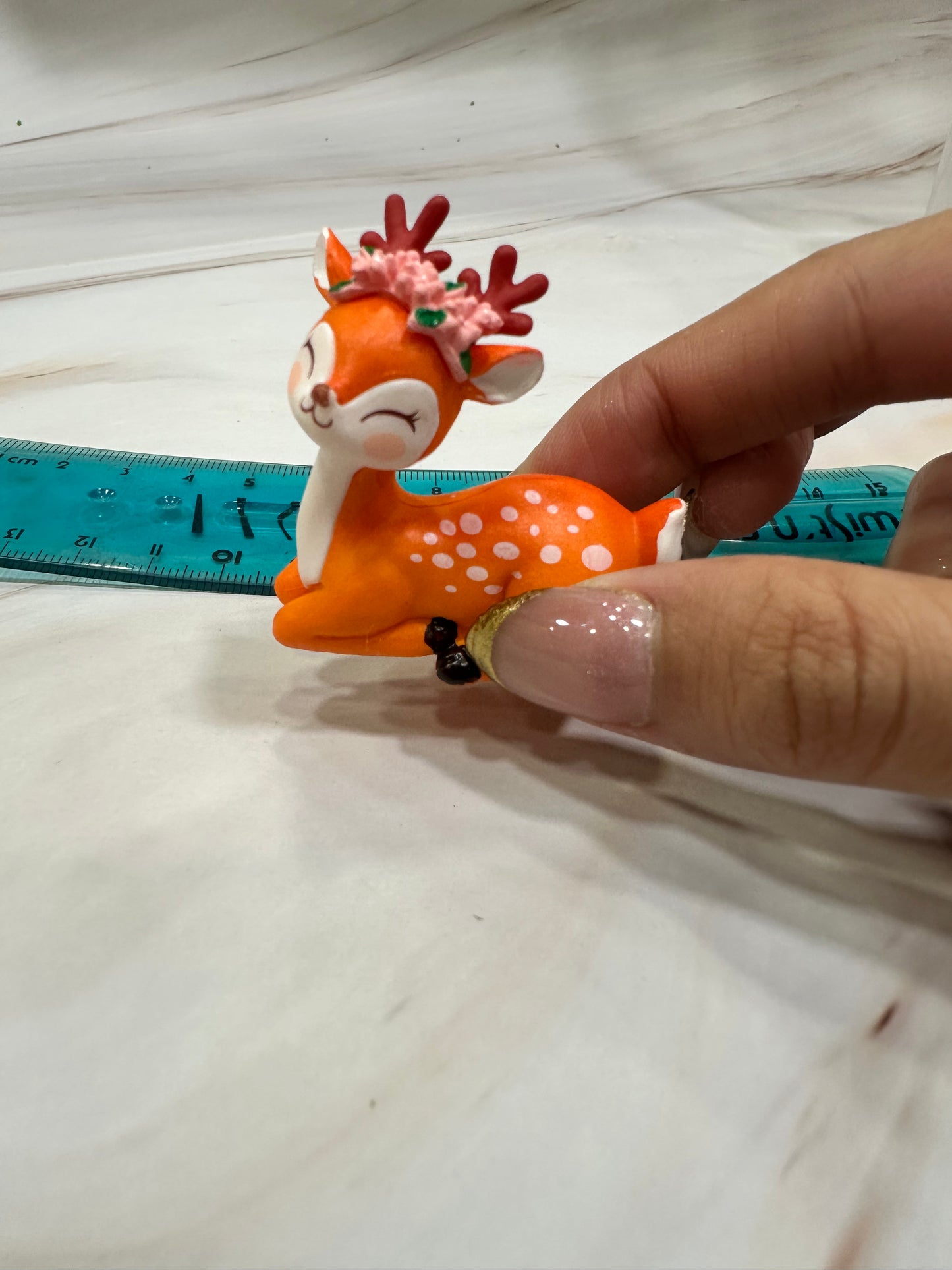 Sitting Deer Miniature