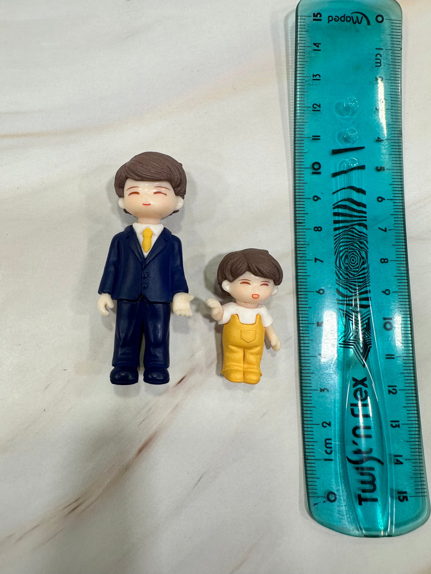 Son and Father Miniature