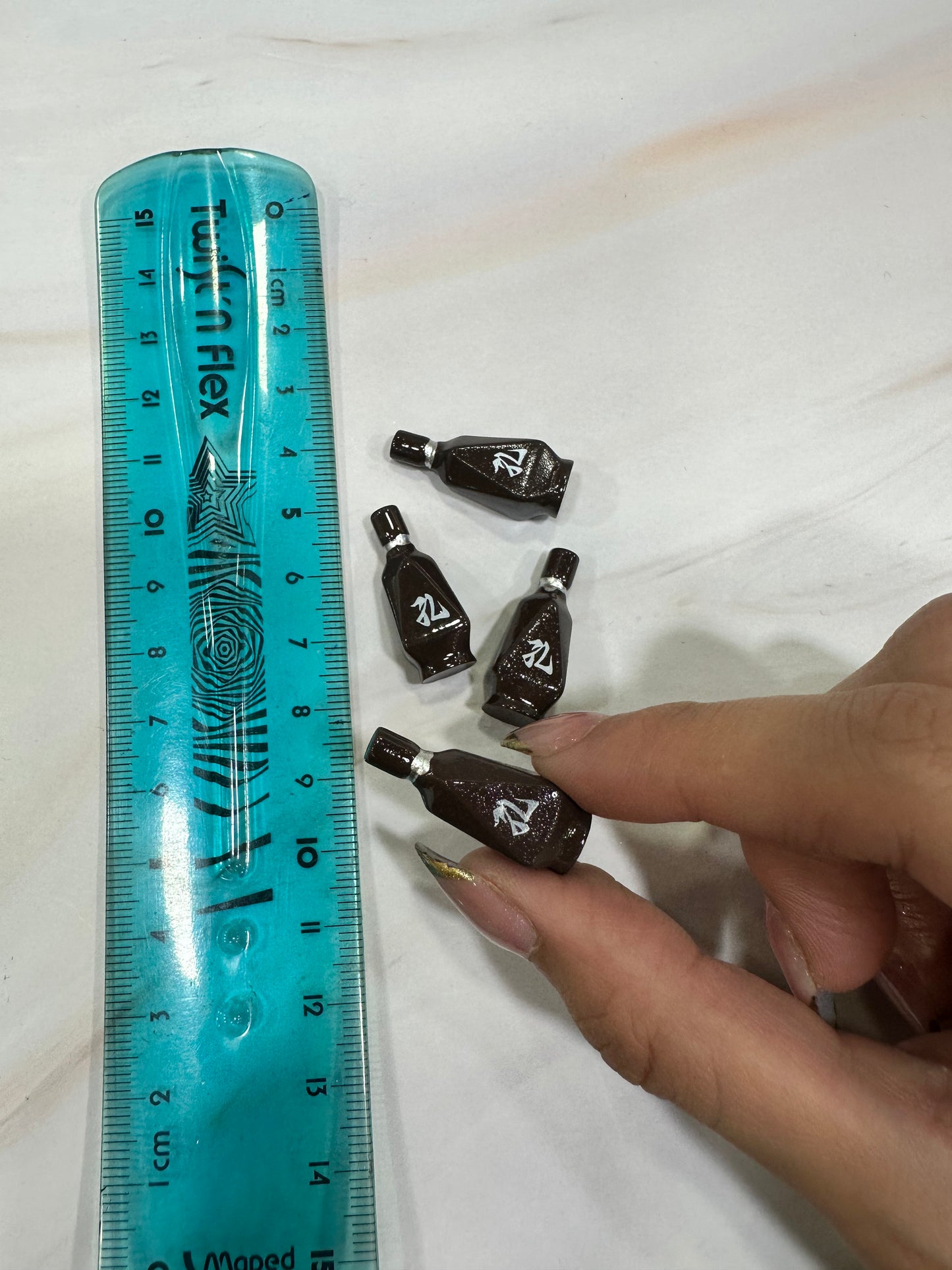Brown Bottle Miniature 4 pcs