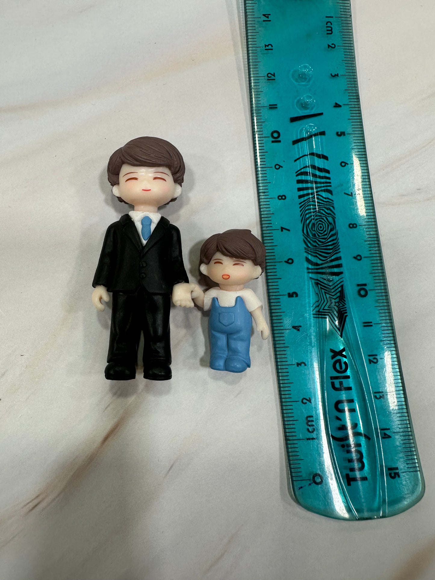 Son and Father Miniature